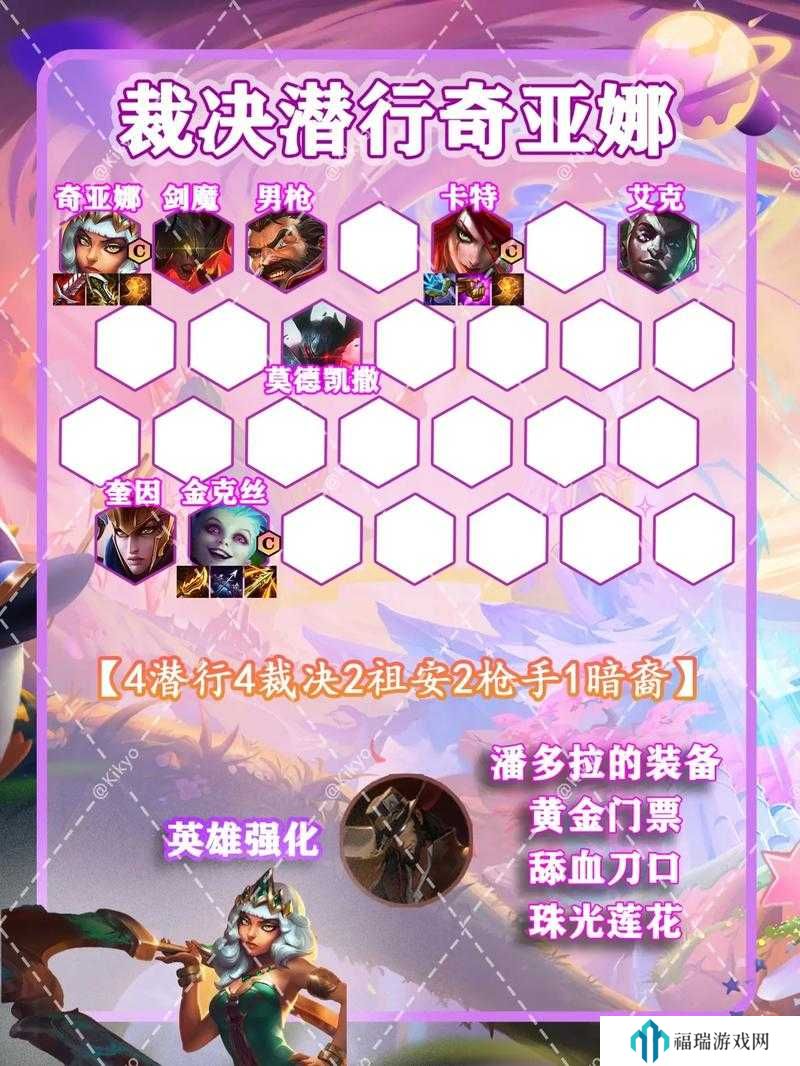 金铲铲之战九五奇亚娜怎么玩？九五奇亚娜阵容推荐